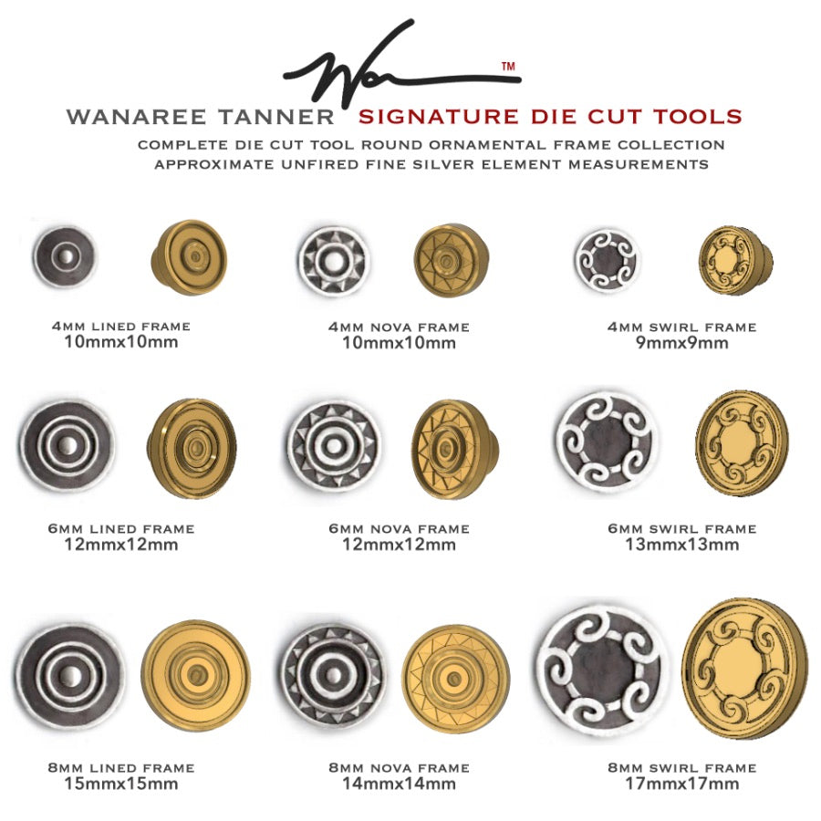 Wanaree Tanner Signature Die Cut Tools Contemporary Round Frames Collection *PRE-ORDER*