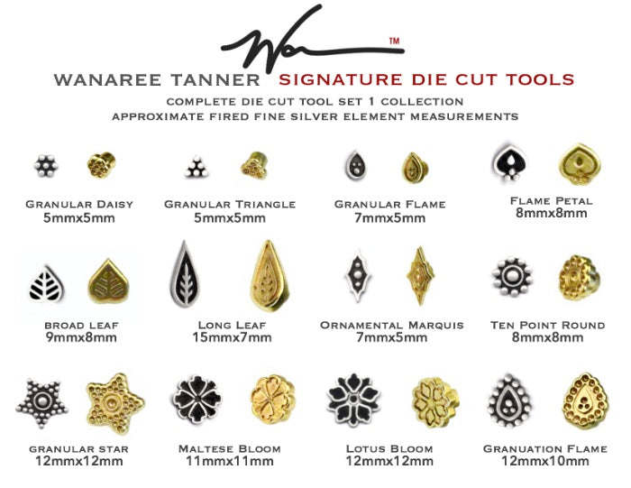 Wanaree Tanner Signature Die Cut Tools Set 1 *PRE-ORDER*