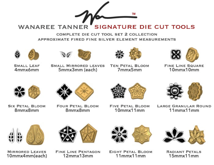 Wanaree Tanner Signature Die Cut Tools Set 2 *PRE-ORDER*