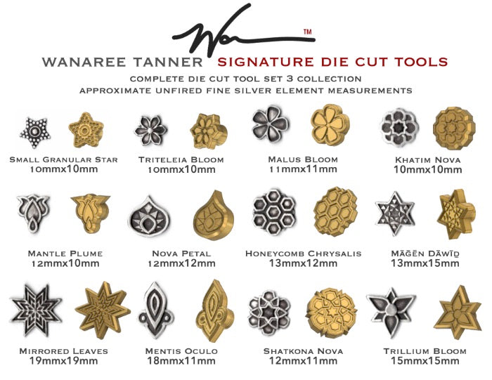 Wanaree Tanner Signature Die Cut Tools Set 3 *PRE-ORDER*