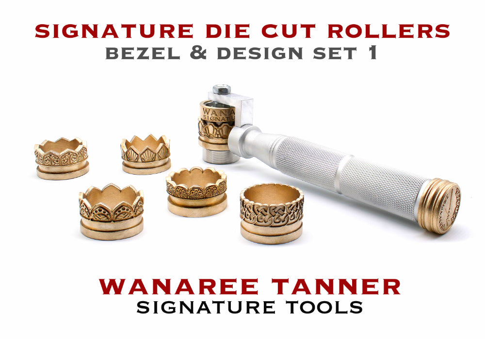 Wanaree Tanner Die-cut Rollers Ornamental Bezels Set *PRE-ORDER*